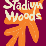 Stadium Woods typographic poster by Sarah Gugercin